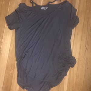 New, never worn, gray t-shirt